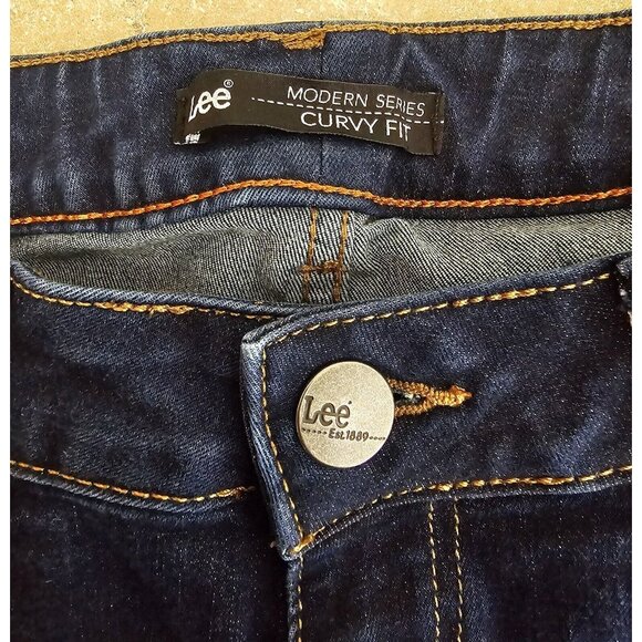 Lee Modern Series Curvy Fit Boot Cut Blue Size 10 Medium Women's Jeans - Picture 3 of 6
